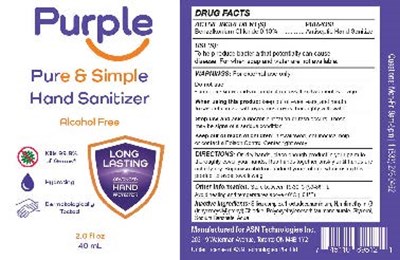 Label (Purple Foam Us 40ml Dec 8)